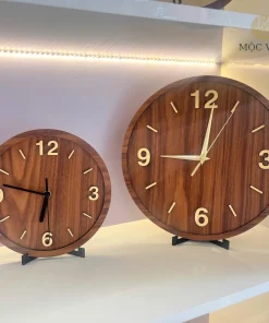 Đồng hồ gỗ để bàn