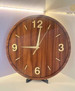 Đồng hồ gỗ treo tường