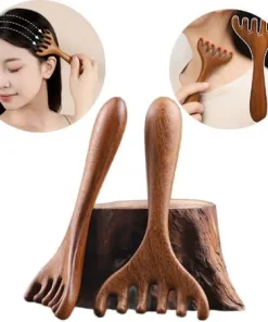 Lược gỗ massage