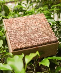 Hộp bọc vải gấm