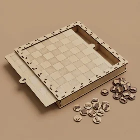 Bộ cờ vua bằng gỗ cho bé